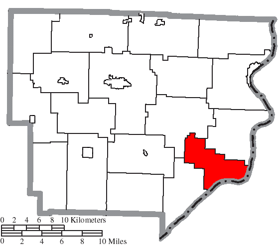 Locator map of Lee