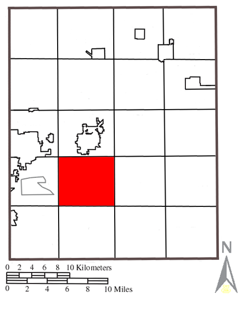 Locator map of Rootstown