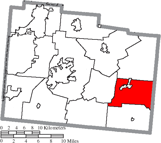 Locator map of Silvercreek
