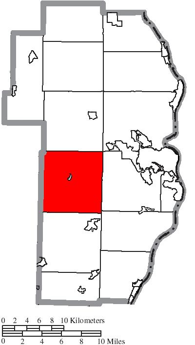Locator map of Wayne