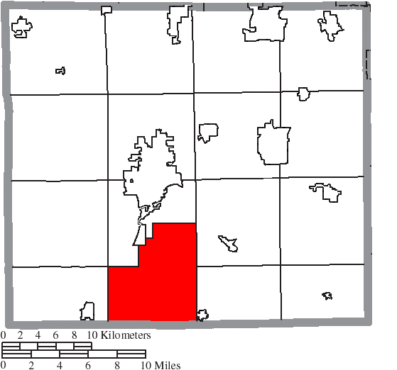 Locator map of Franklin
