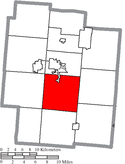 Locator map of Franklin