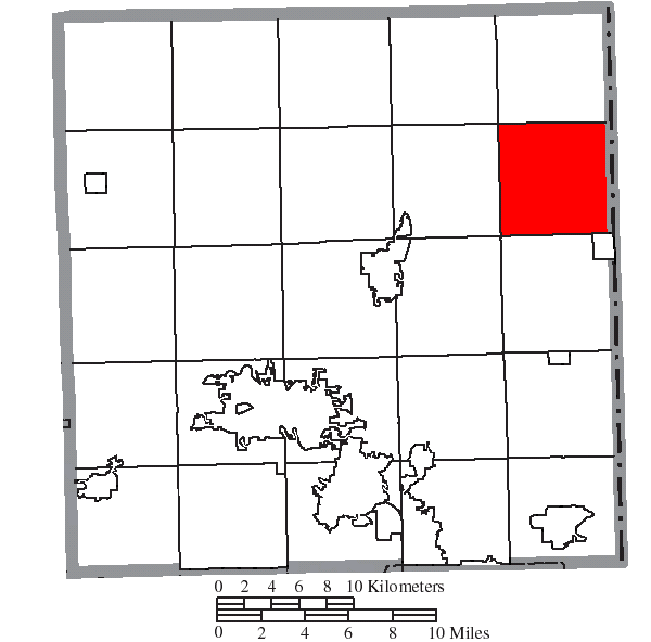 Locator map of Vernon