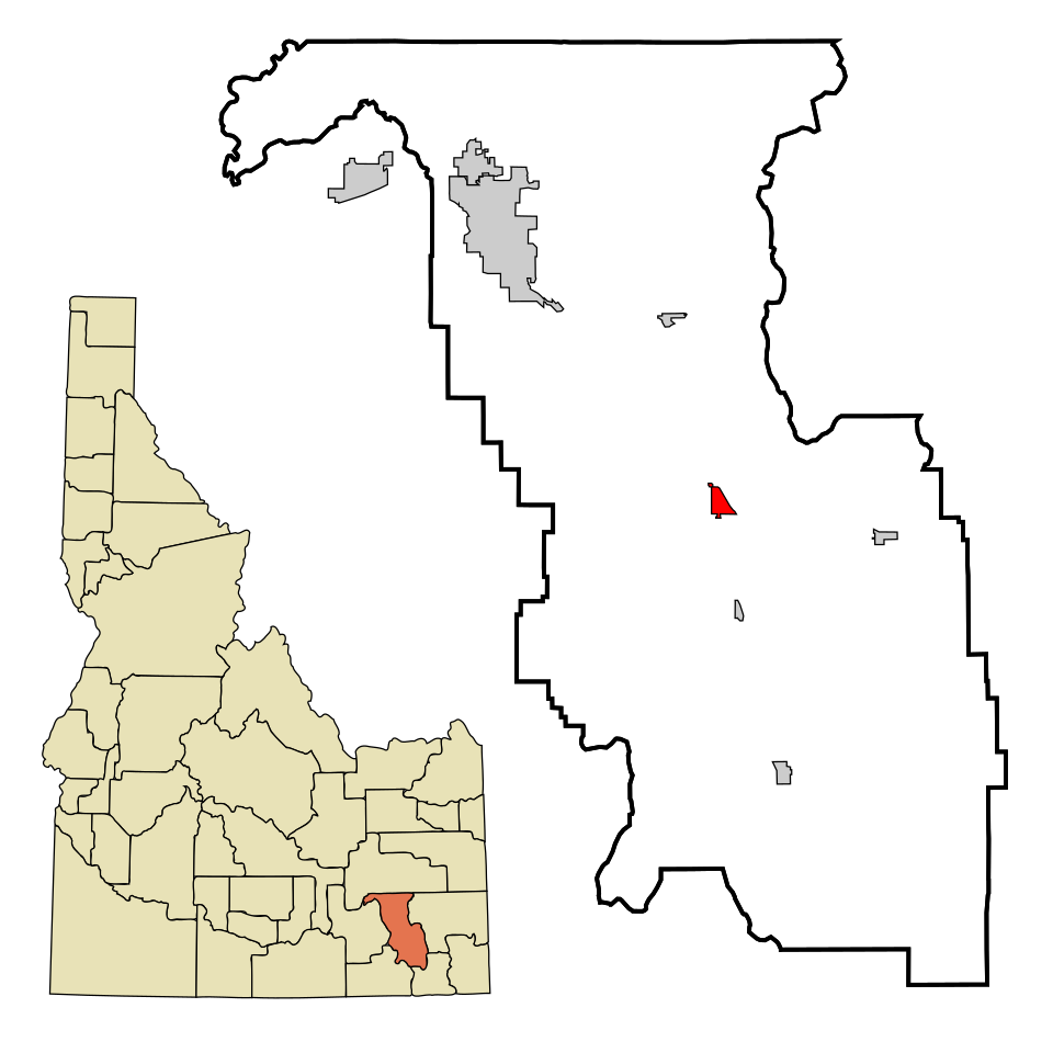 Locator map of McCammon