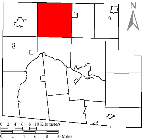 Locator map of Washington