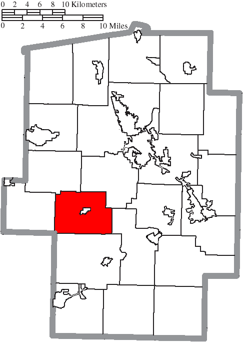Locator map of Jefferson