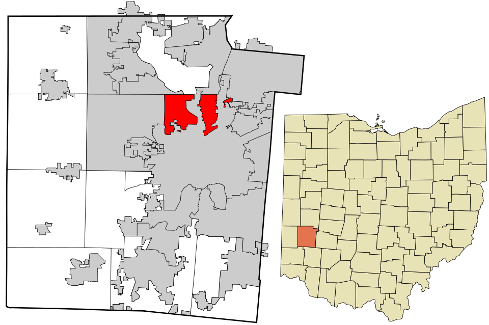 Locator map of Harrison