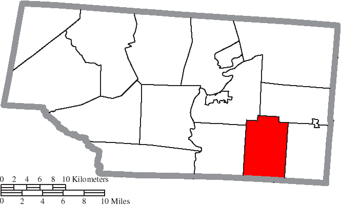 Locator map of Union