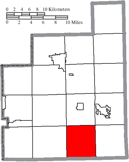 Locator map of Troy