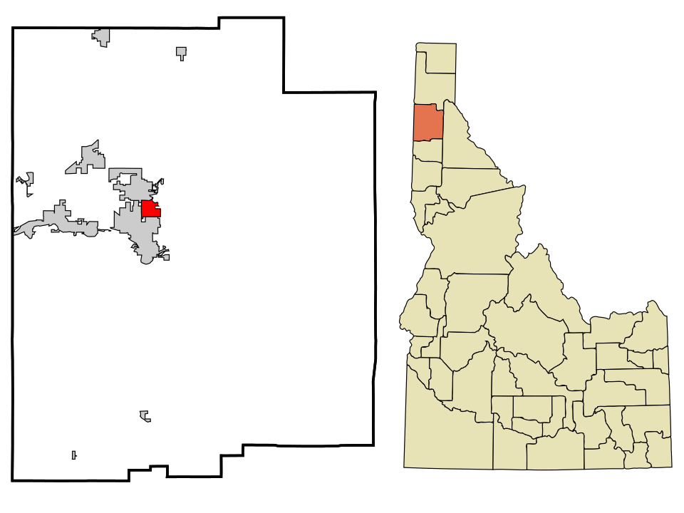 Locator map of Dalton Gardens
