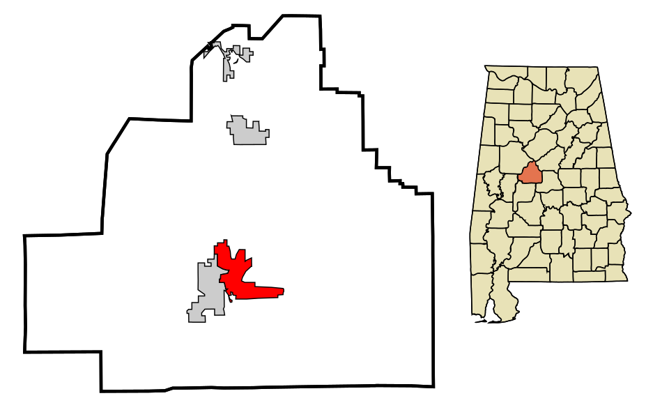 Locator map of Centreville