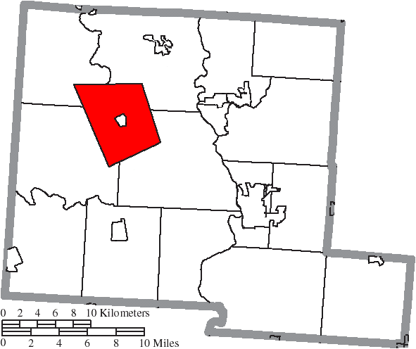 Locator map of Muhlenberg