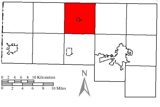 Locator map of Washington
