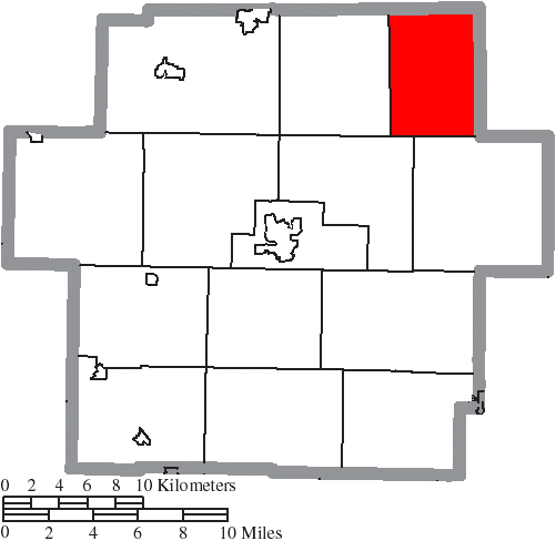 Locator map of East