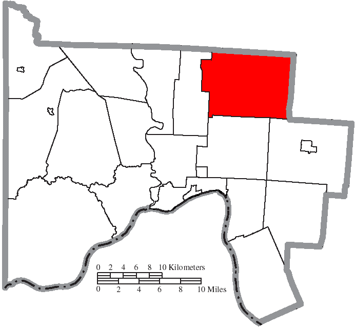 Locator map of Madison