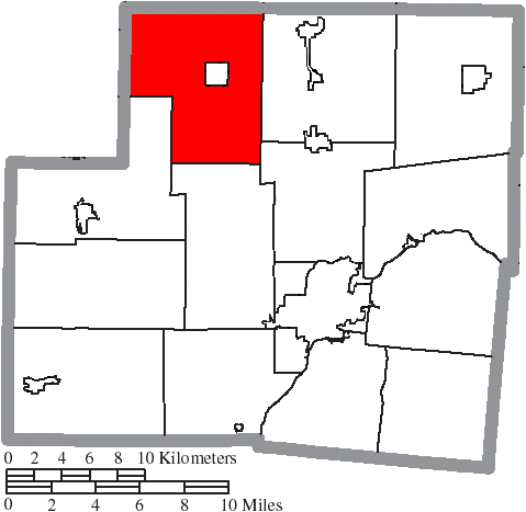 Locator map of Van Buren