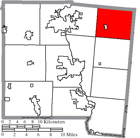 Locator map of Brown