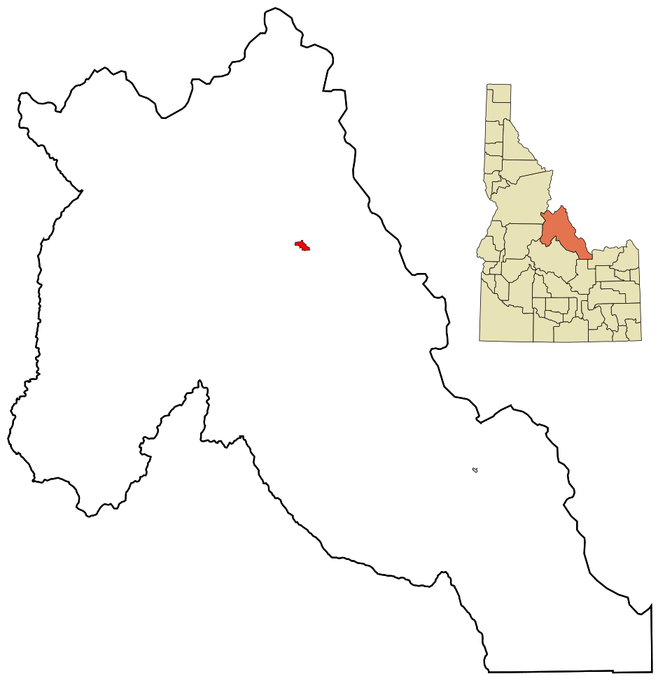 Locator map of Salmon