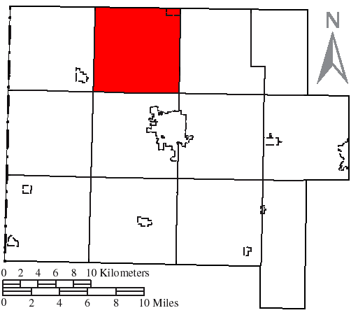 Locator map of Union