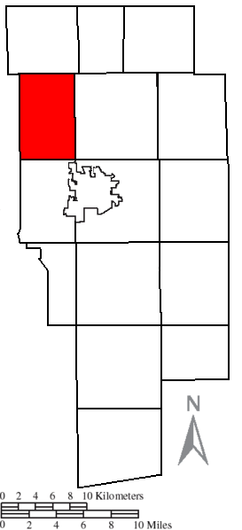 Locator map of Clear Creek