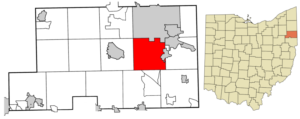 Locator map of Boardman