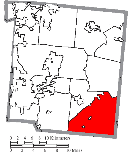 Locator map of Harlan