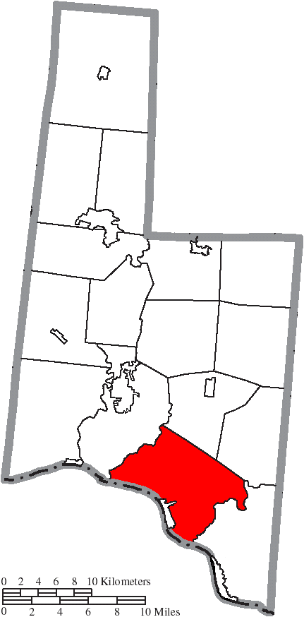 Locator map of Union