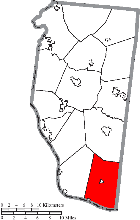 Locator map of Franklin