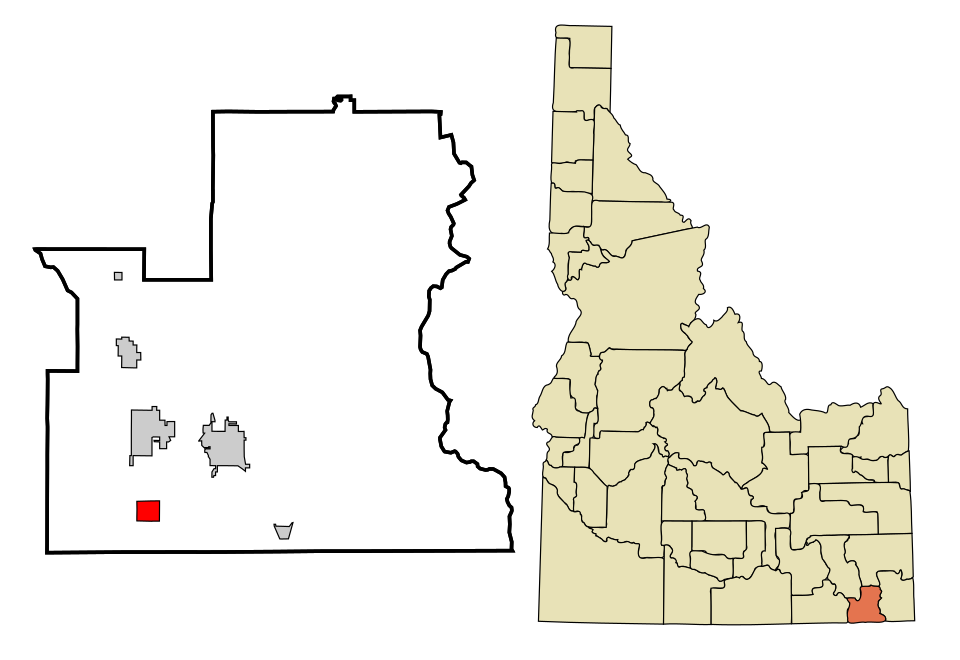 Locator map of Victor
