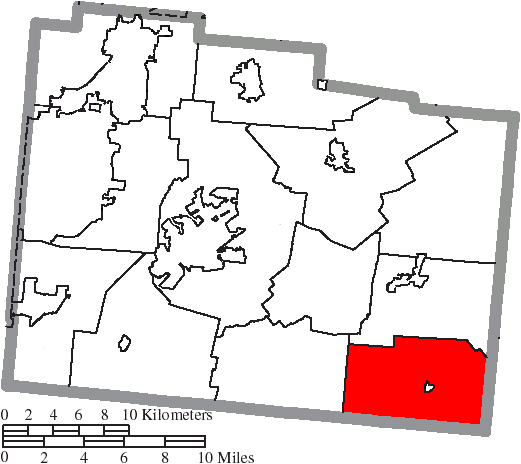 Locator map of Jefferson
