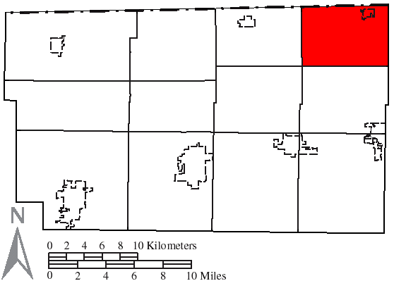 Locator map of Amboy
