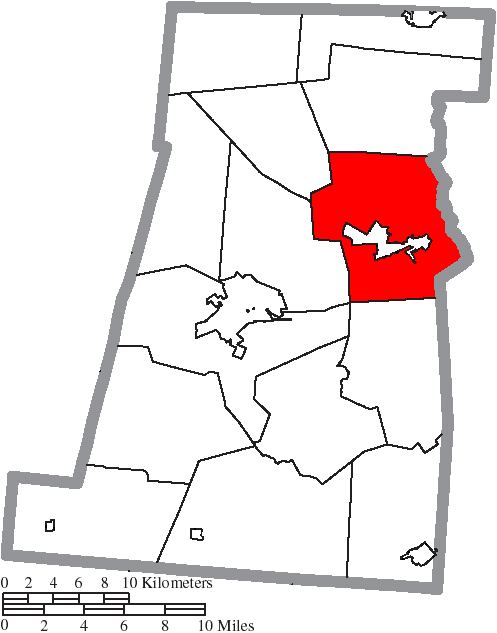 Locator map of Jefferson