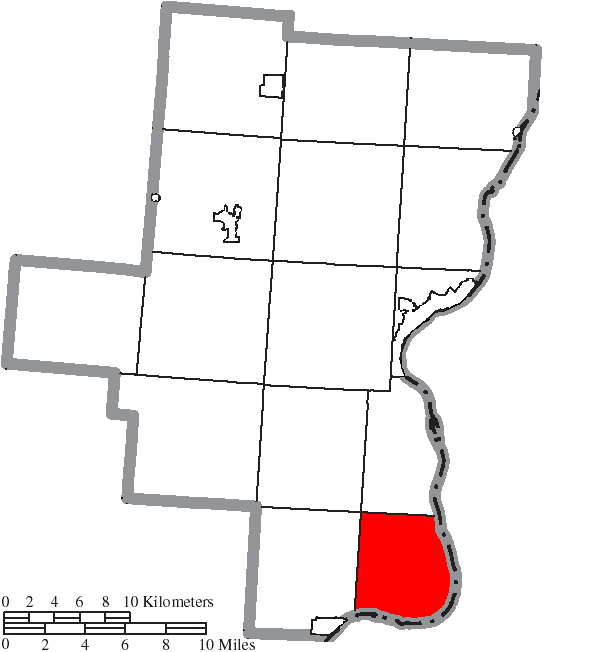 Locator map of Ohio