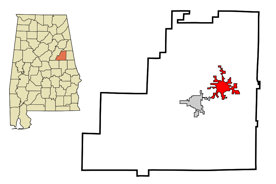 Map of Lineville