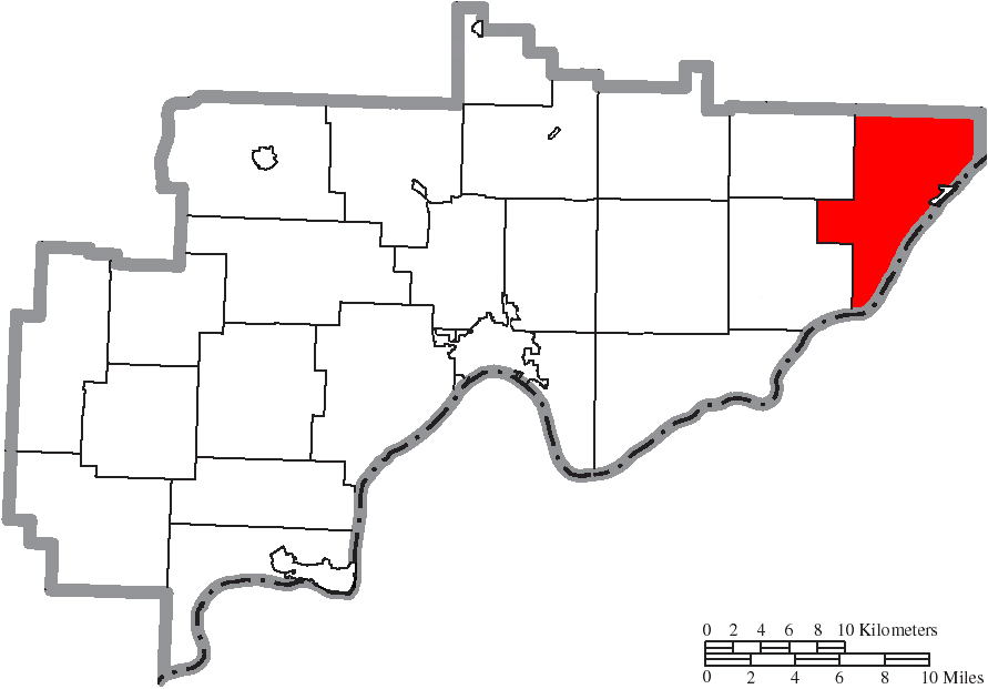 Locator map of Grandview
