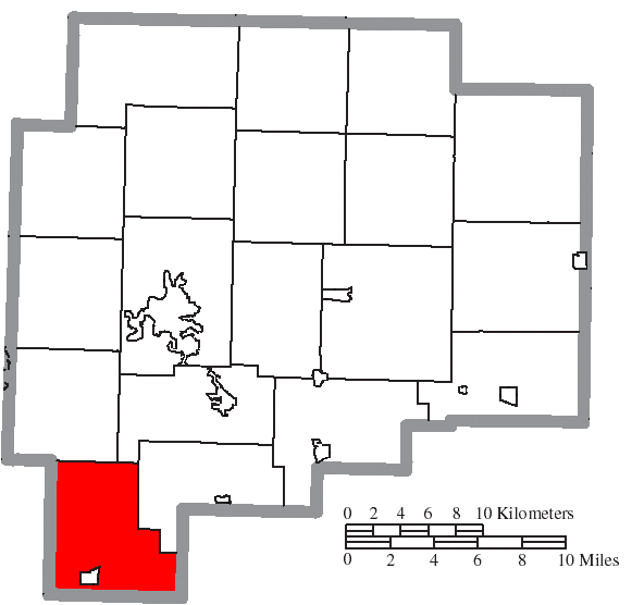 Locator map of Spencer