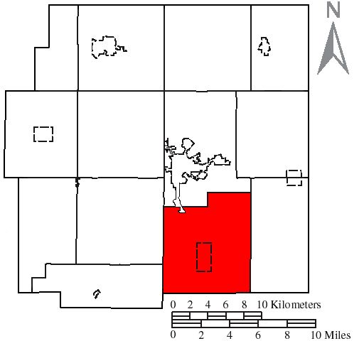 Locator map of Pitt