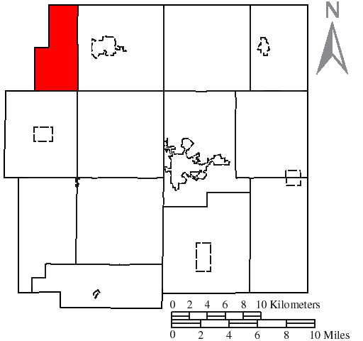 Locator map of Ridge