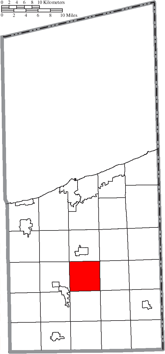 Locator map of Lenox