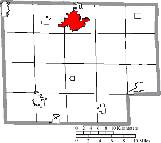 Locator map of Norwalk