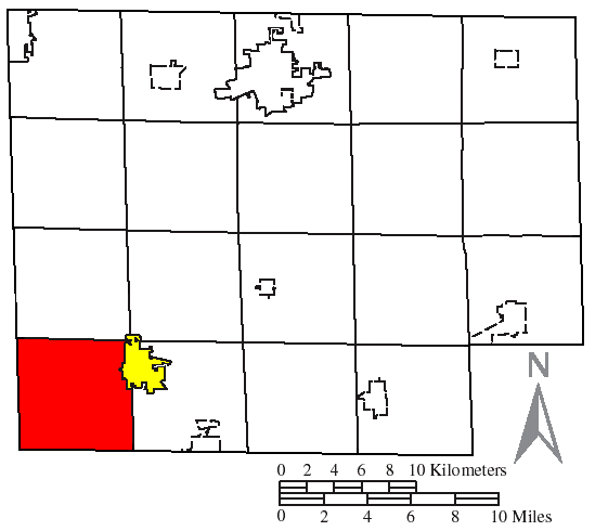 Locator map of Richmond