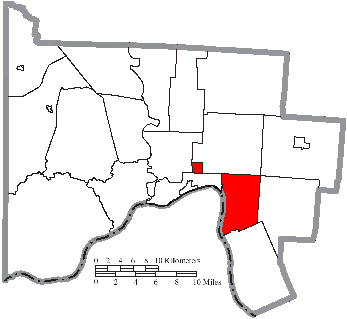 Locator map of Porter