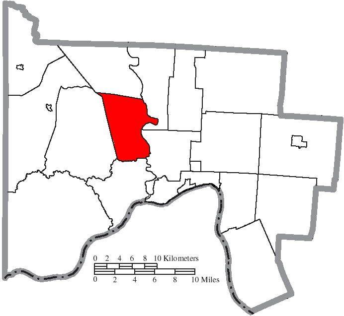 Locator map of Rush