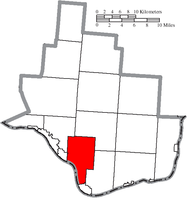 Locator map of Perry