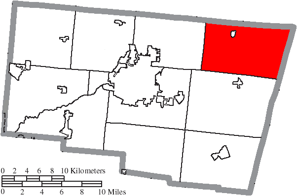 Locator map of Pleasant