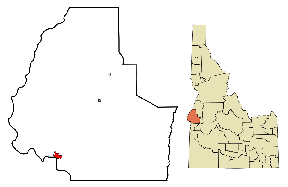 Locator map of Weiser