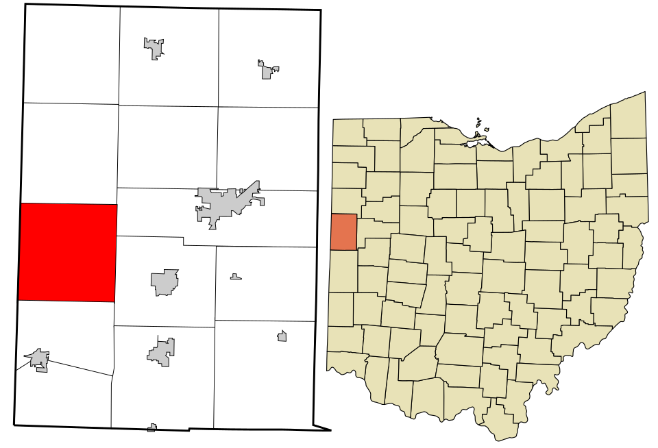Locator map of Washington