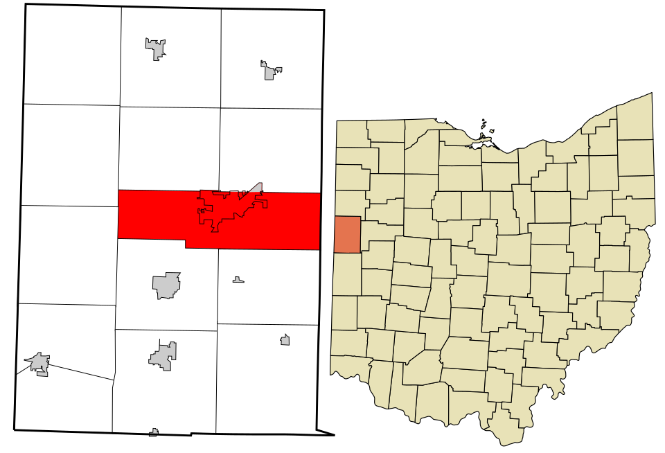 Locator map of Jefferson