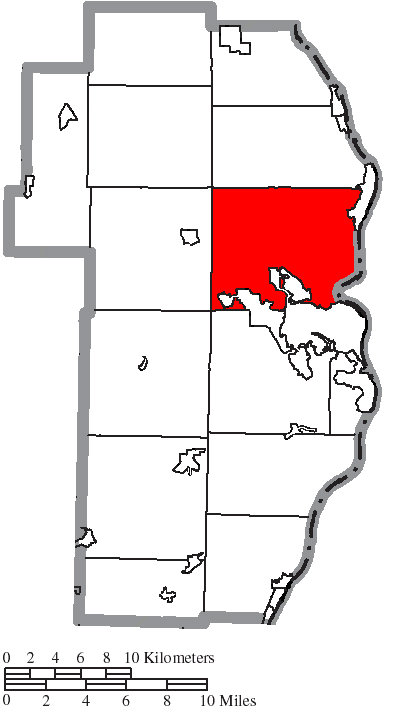 Locator map of Island Creek