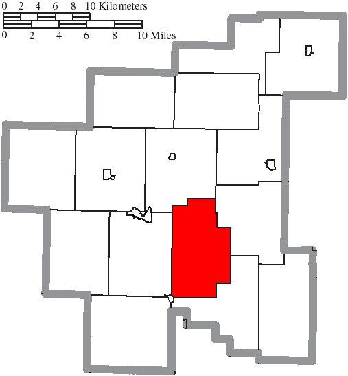 Locator map of Enoch